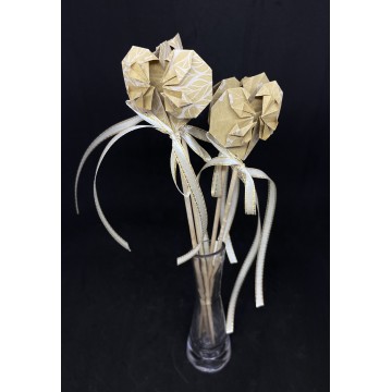 Bouquet Coeurs Origami